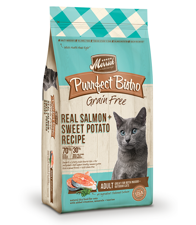 Merrick Purrfect Bistro Grain-Free Real Salmon & Sweet Potato Recipe