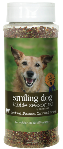 Smiling dog kibble deals seasoning