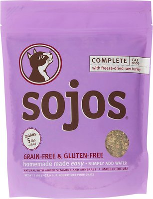 Sojos Cat Grain Free Freeze Dried Turkey Healthy Pet Austin