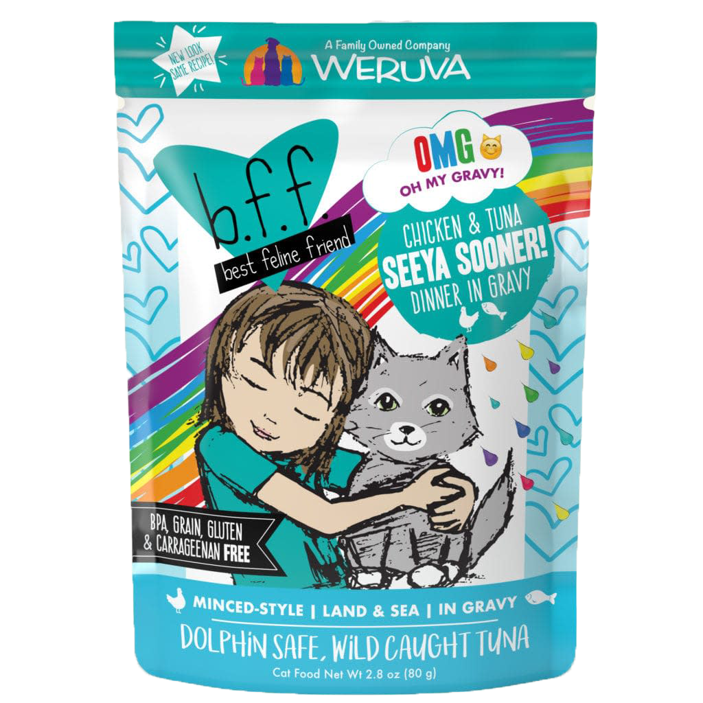 Weruva BFF OMG Seeya Sooner! Chicken & Tuna Pouch
