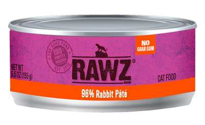Rawz Cat 96% Rabbit Pate Rawz Cat 96% Rabbit Pate
