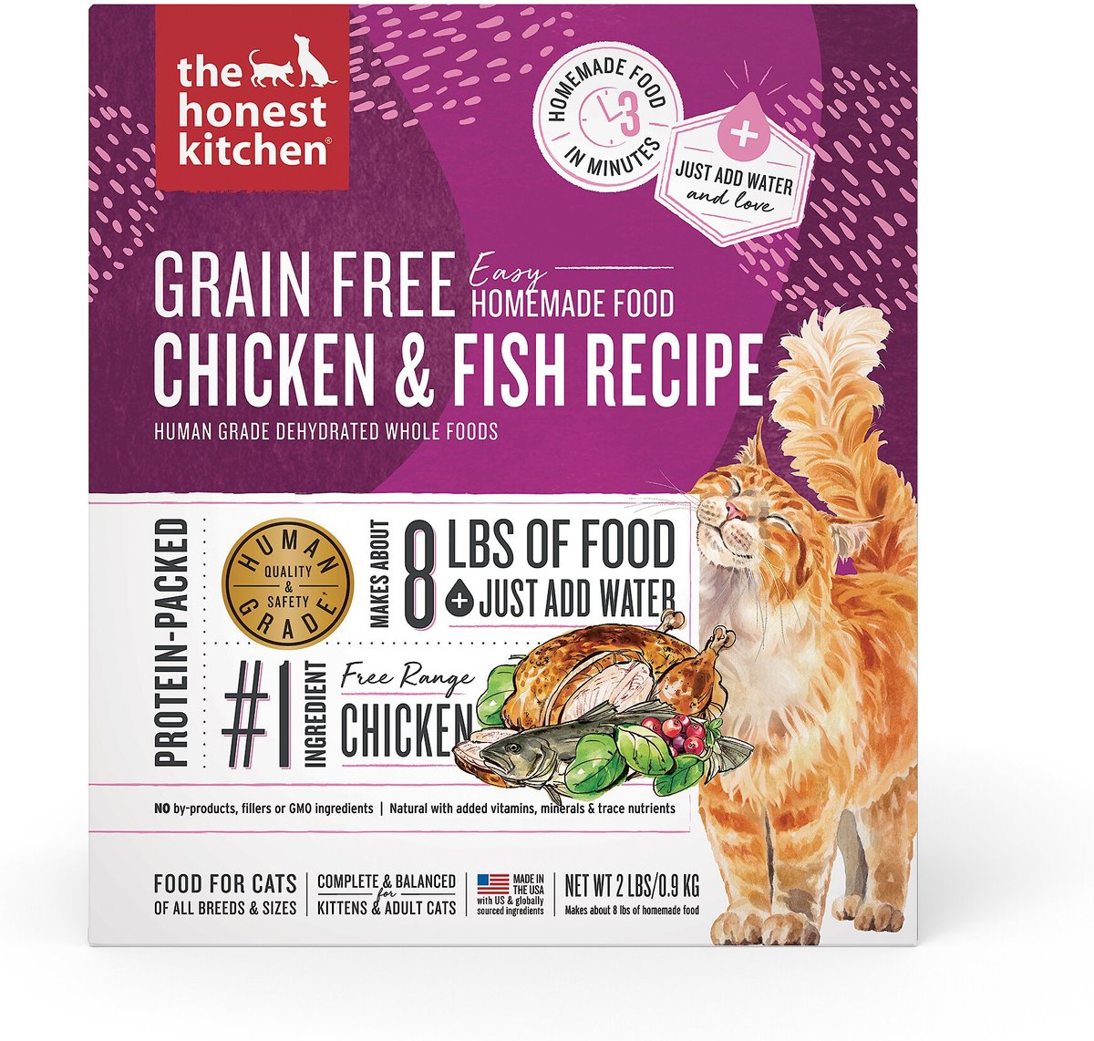Honest Kitchen Cat Dehydrated Grain-Free Chicken & Fish Recipe