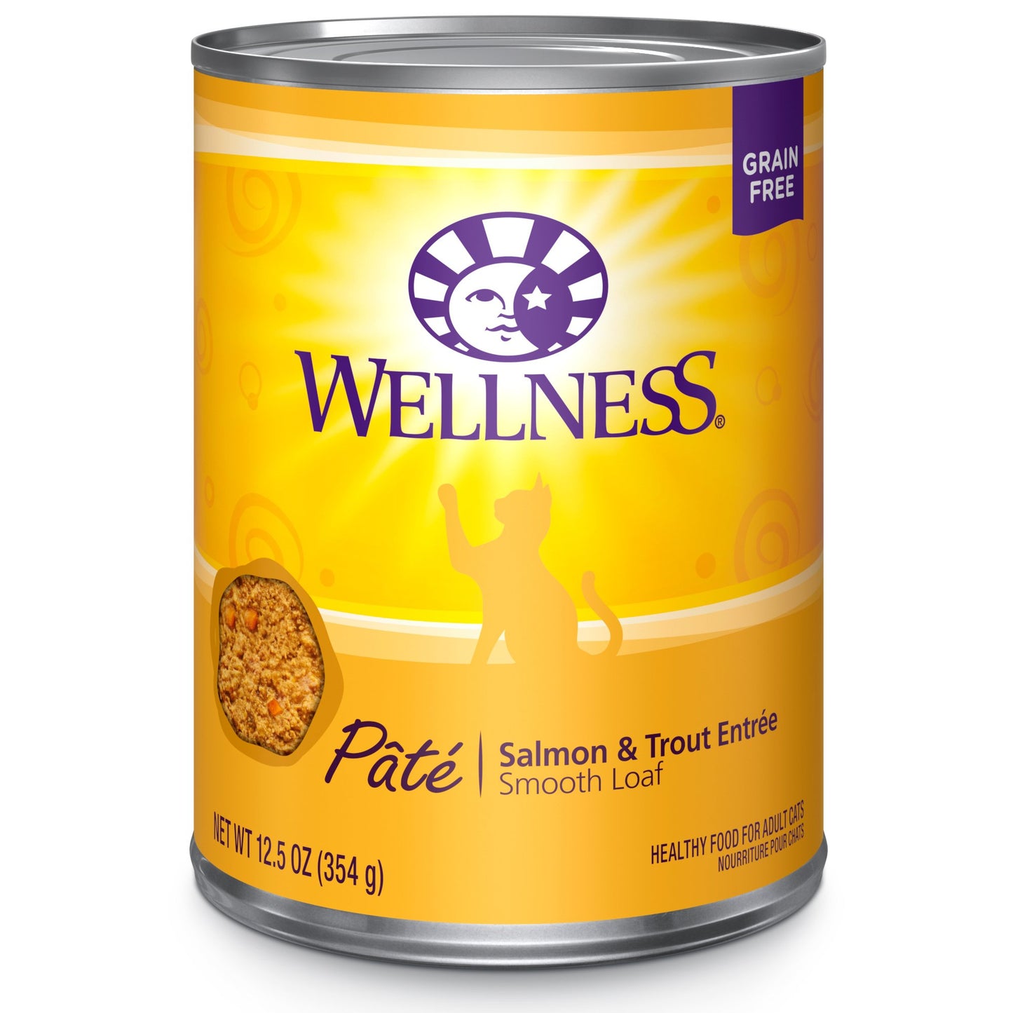 Wellness Adult Cat Salmon & Trout Formula