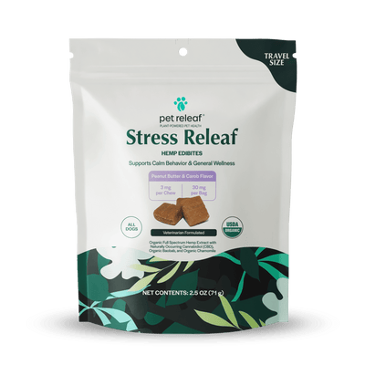 Pet Releaf Stress Releaf Edibites Peanut Butter & Carob Pet Releaf Stress Releaf Edibites Peanut Butter & Carob