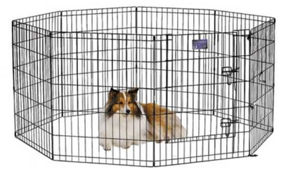 Midwest Black 8 Panel Exercise Pen Midwest Black 8 Panel Exercise Pen