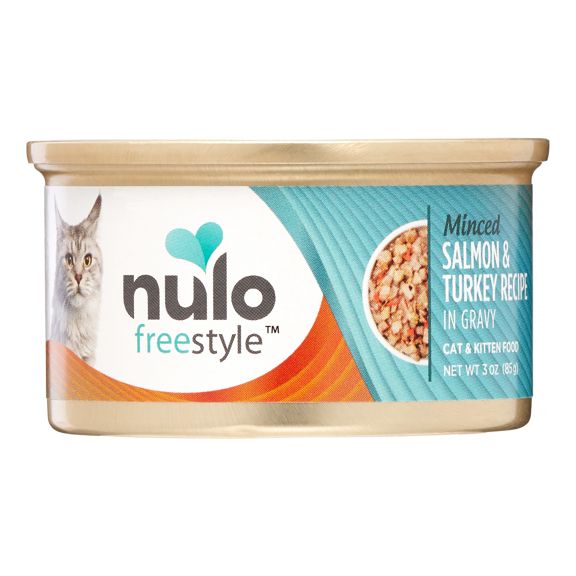 Nulo Cat Grain-Free Minced Salmon & Turkey in Gravy