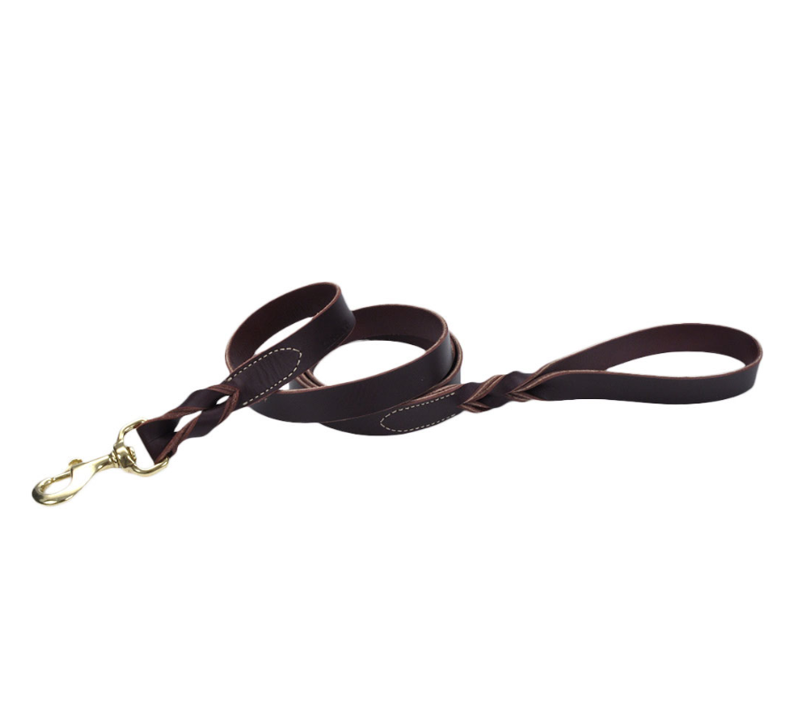 Coastal Latigo Brown Leather With Brass