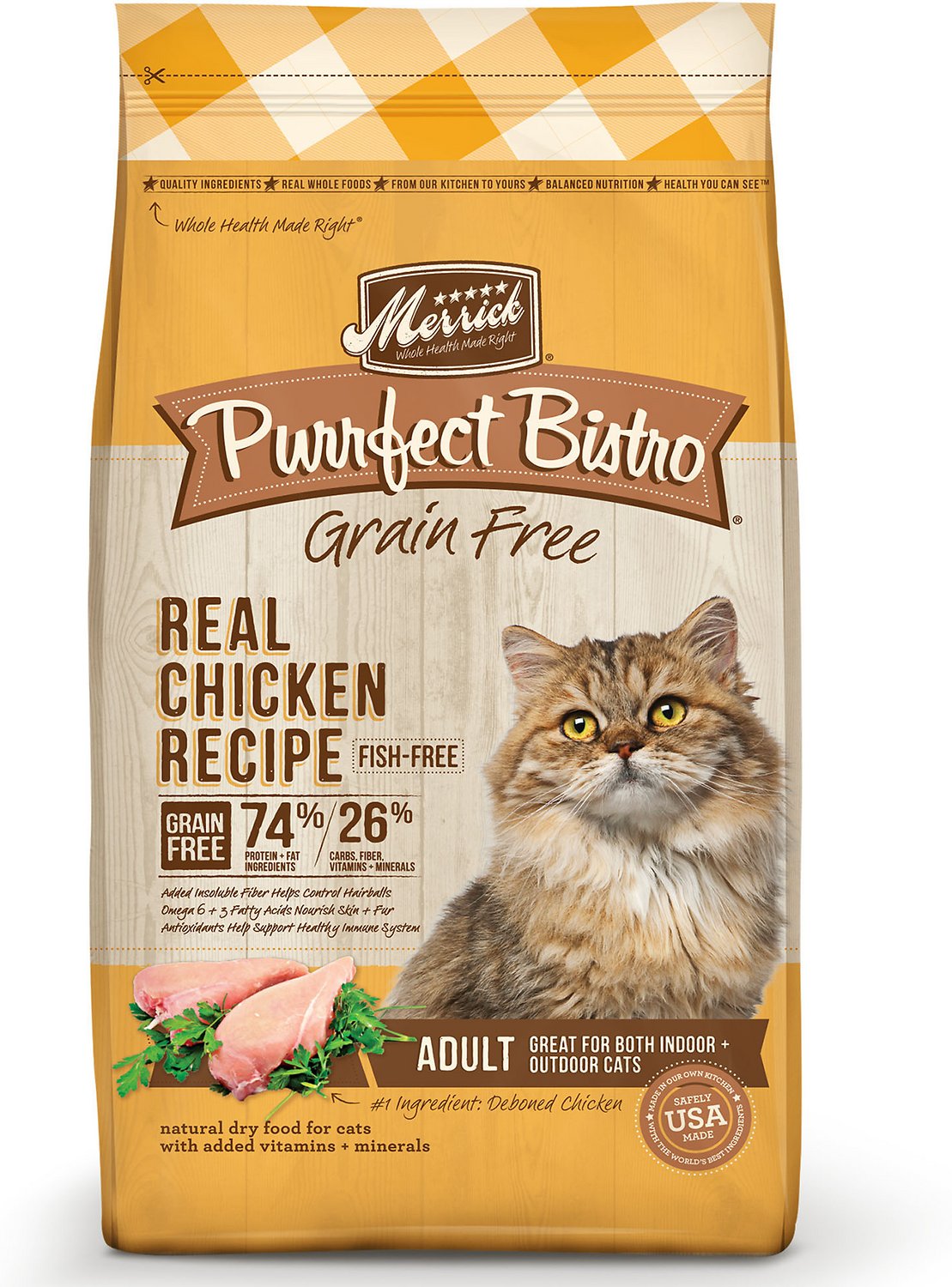 Merrick Purrfect Bistro Grain-Free Real Chicken & Sweet Potato Recipe