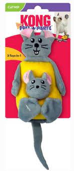 Kong Cat Pull A Partz Cheese Kong Cat Pull A Partz Cheese