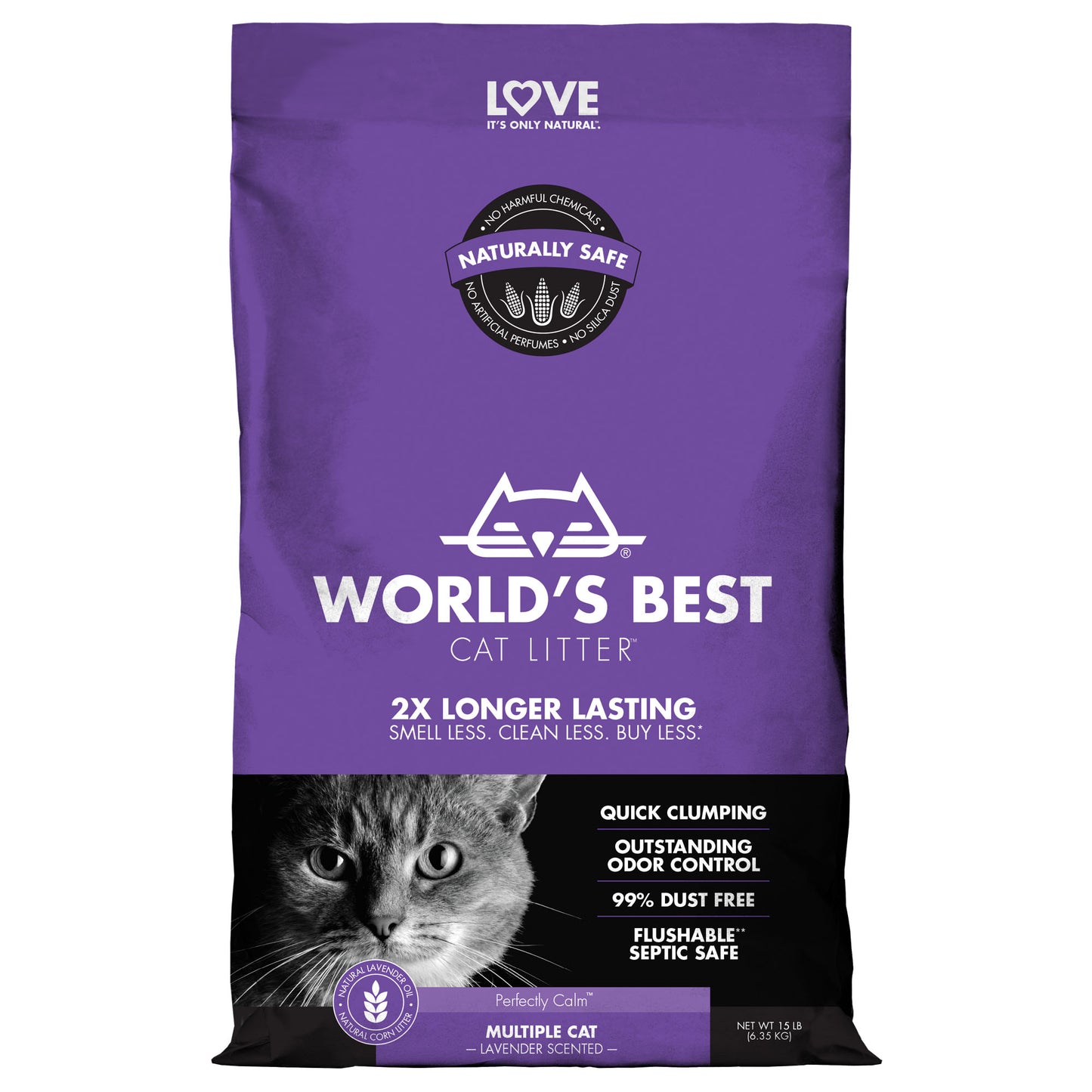 Worlds Best Multi-Cat Lavender Scented Litter