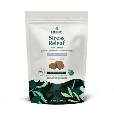 Pet Releaf Stress Releaf Edibites Peanut Butter & Carob Pet Releaf Stress Releaf Edibites Peanut Butter & Carob