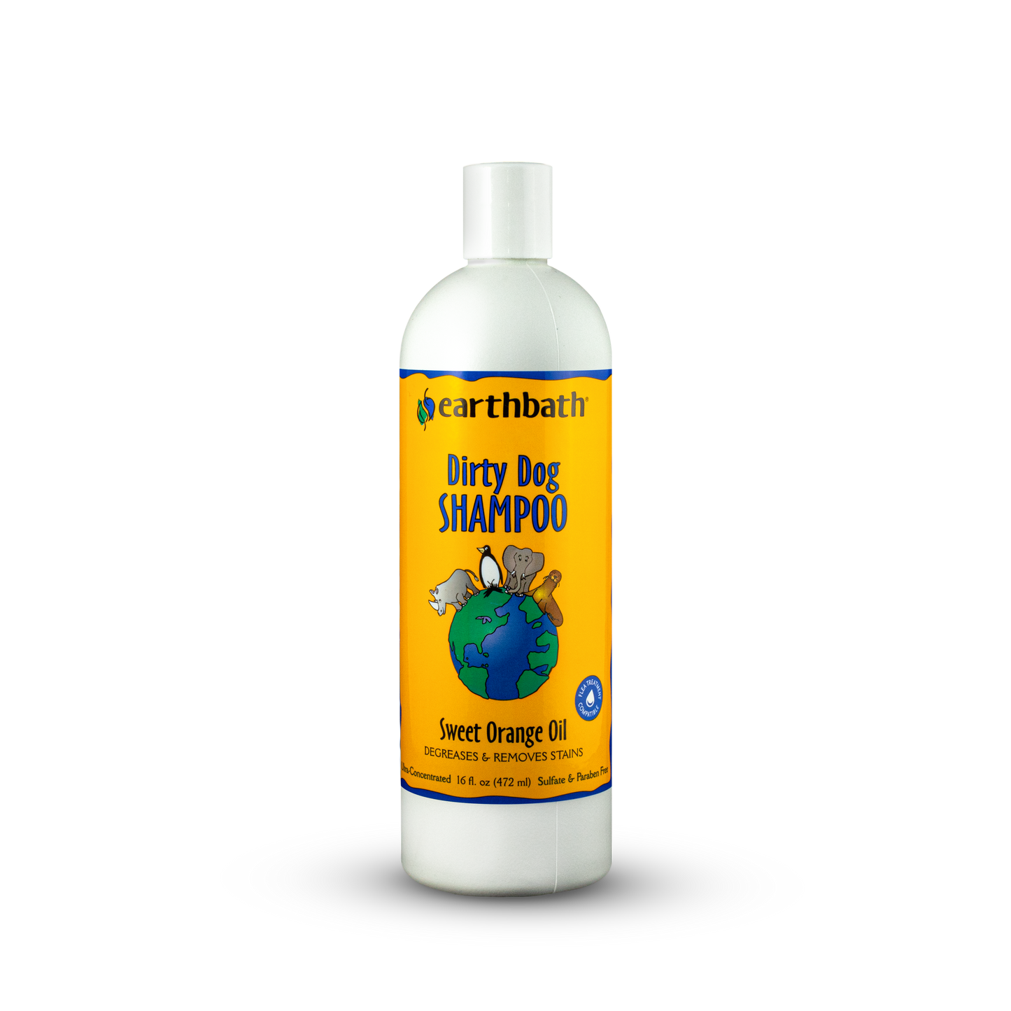 Earthbath Dirty Dog Sweet Orange Oil Shampoo 16 oz