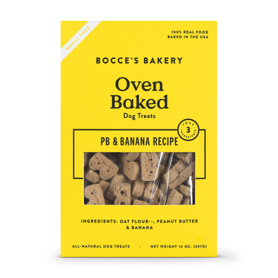 Bocce's Oven-Baked Biscuits PB & Banana 14 oz. Bocce's Oven-Baked Biscuits PB & Banana 14 oz.