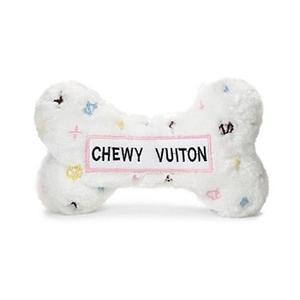 Haute Diggity Chewy Vuiton White Bone