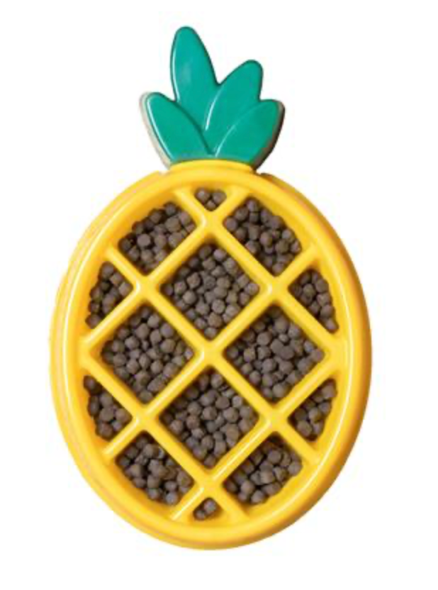 Zippy Paws Slow Feed Happy Bowl Pineapple