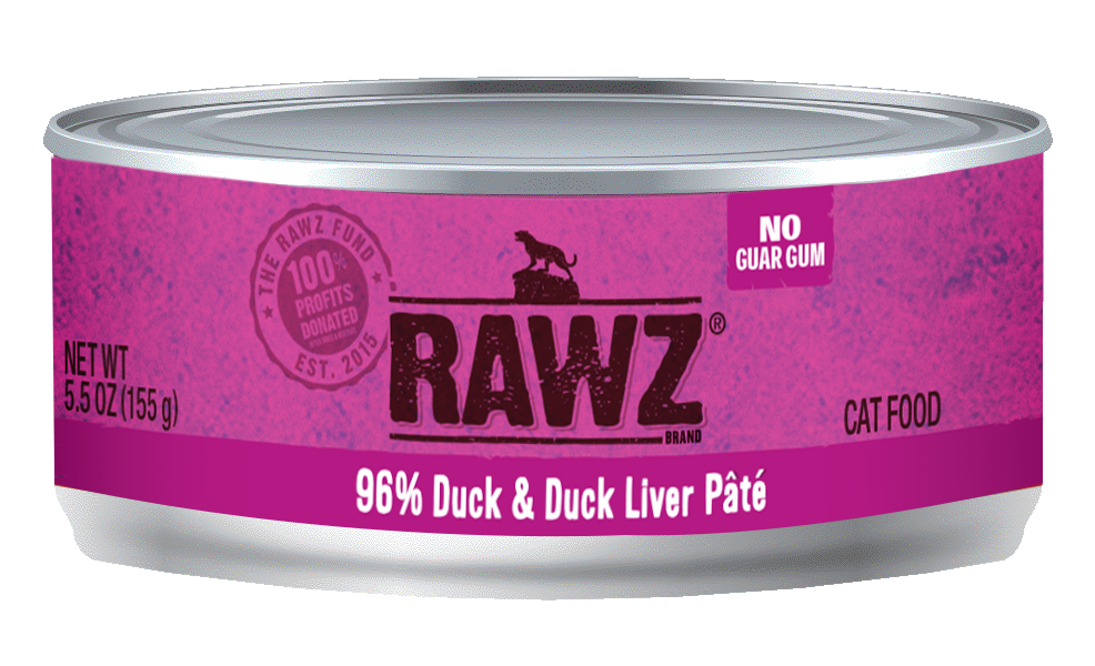 Rawz Cat 96% Duck & Duck Liver Pate