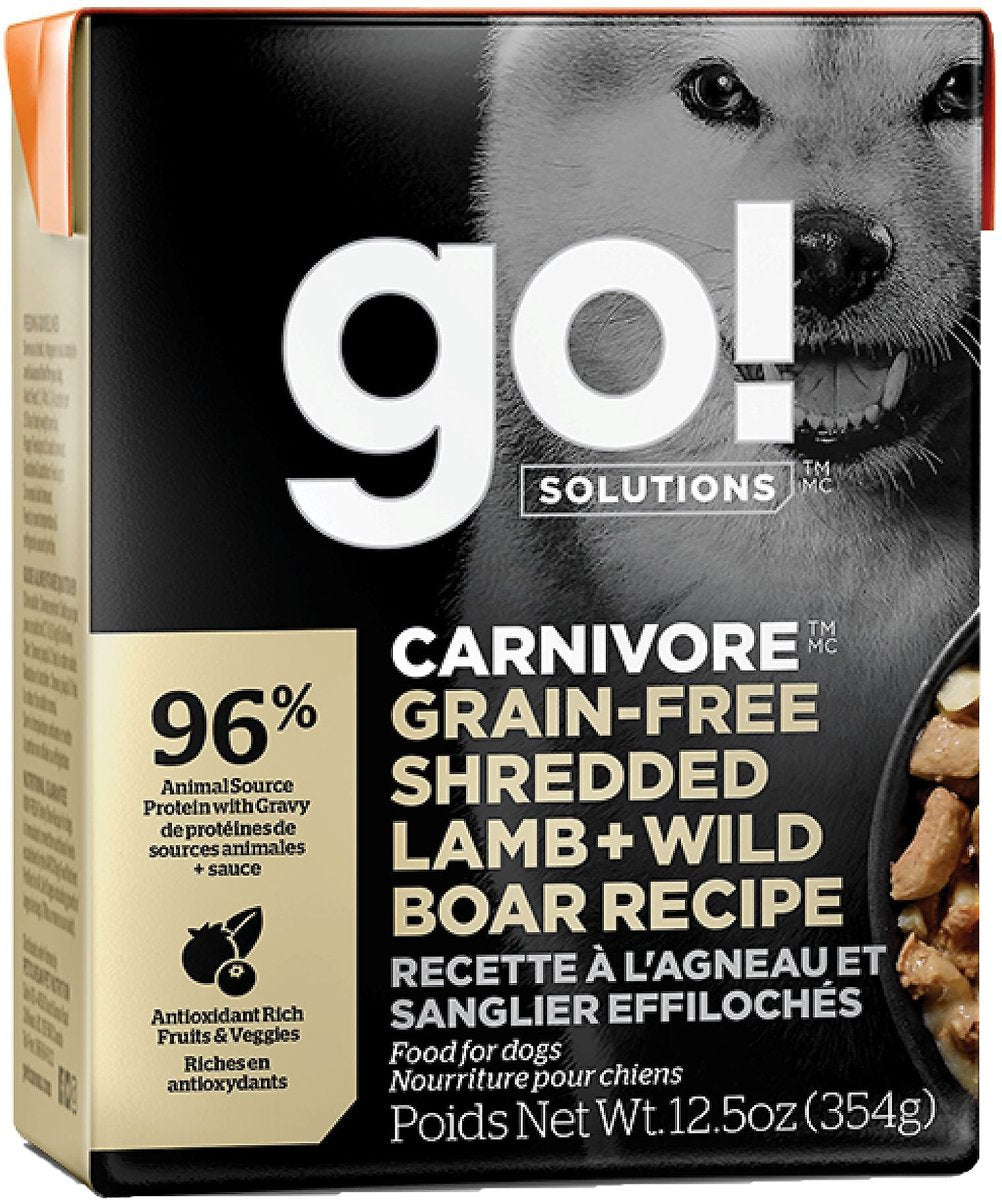 Go! Solutions Carnivore GF Shredded Lamb + Boar