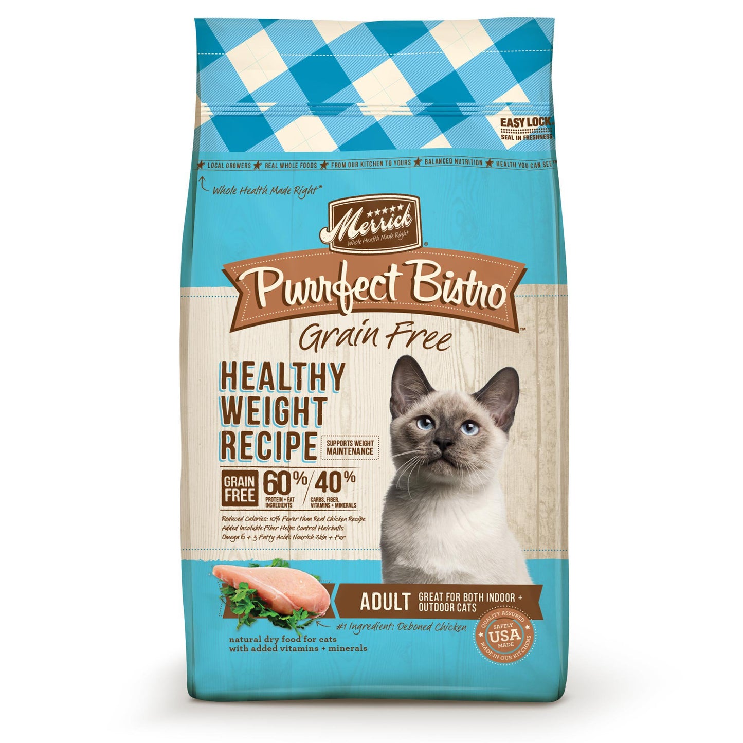 Merrick Purrfect Bistro Grain-Free Healthy Weight Recipe