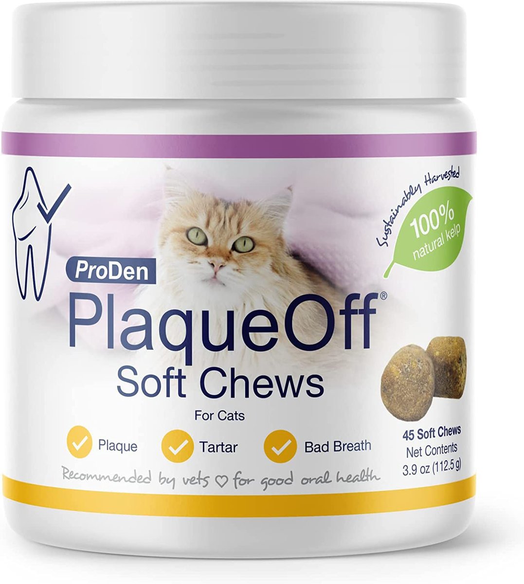 PlaqueOff Soft Chews Cat 45 ct.
