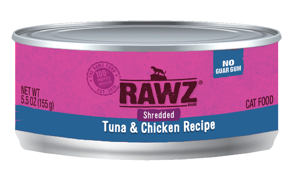 Rawz Shredded Tuna & Chicken Cat