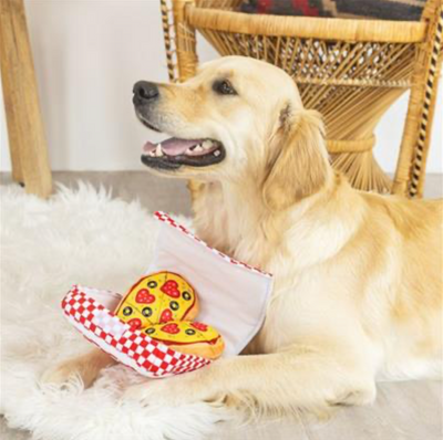 Fringe Pizza My Heart Hide & Seek Plush Dog Toy Fringe Pizza My Heart Hide & Seek Plush Dog Toy