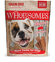 Wholesome Bruno's Pork Jerky Strips 25 oz.