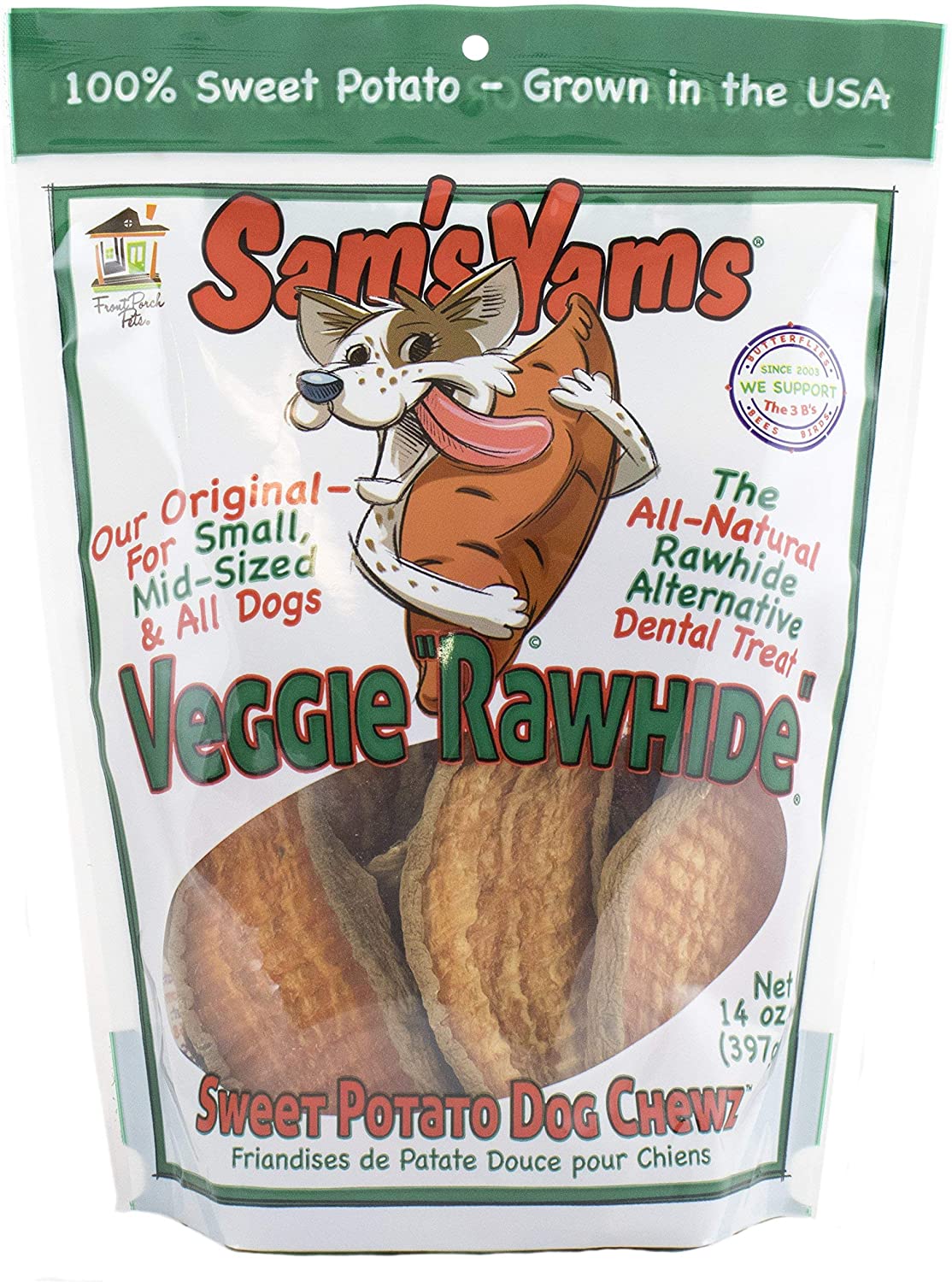 Sams Yams Veggie Rawhide