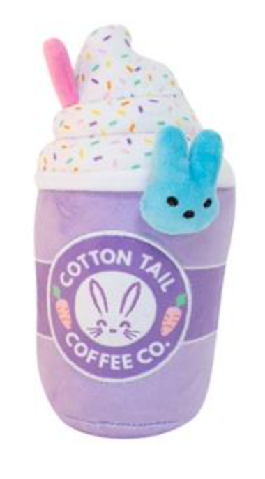 Fringe Cotton Tail Coffee Co. Plush Dog Toy