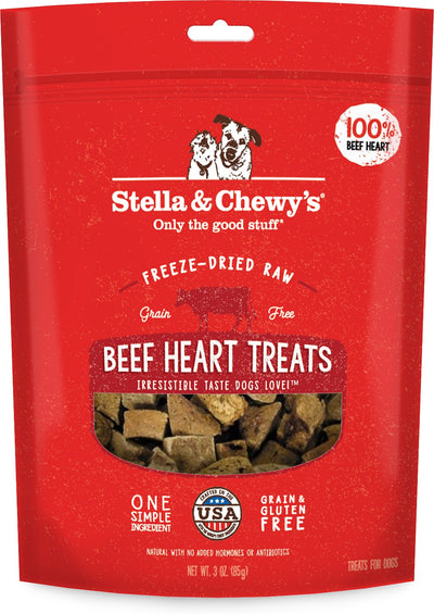Stella & Chewy's Beef Heart Treats 3 oz. Stella & Chewy's Beef Heart Treats 3 oz.