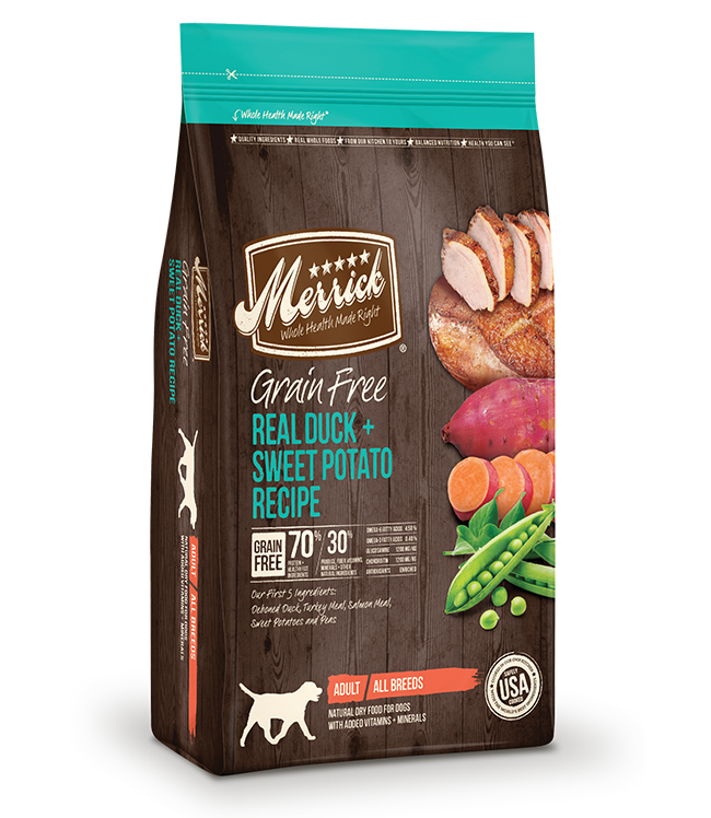 Merrick Grain-Free Real Duck & Sweet Potato Recipe