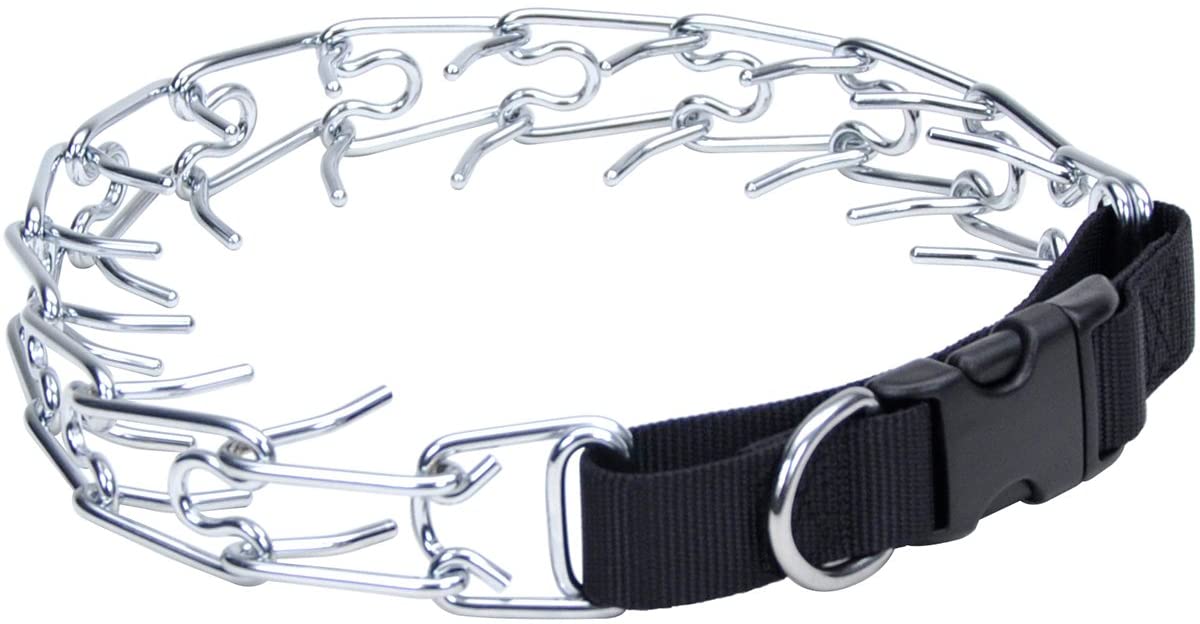Coastal Quick Release Prong Collar with Nylon Buckle