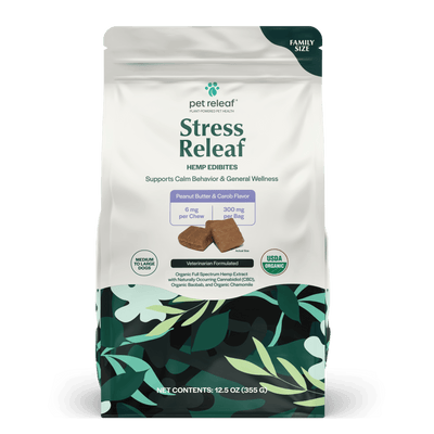 Pet Releaf Stress Releaf Edibites Peanut Butter & Carob Pet Releaf Stress Releaf Edibites Peanut Butter & Carob
