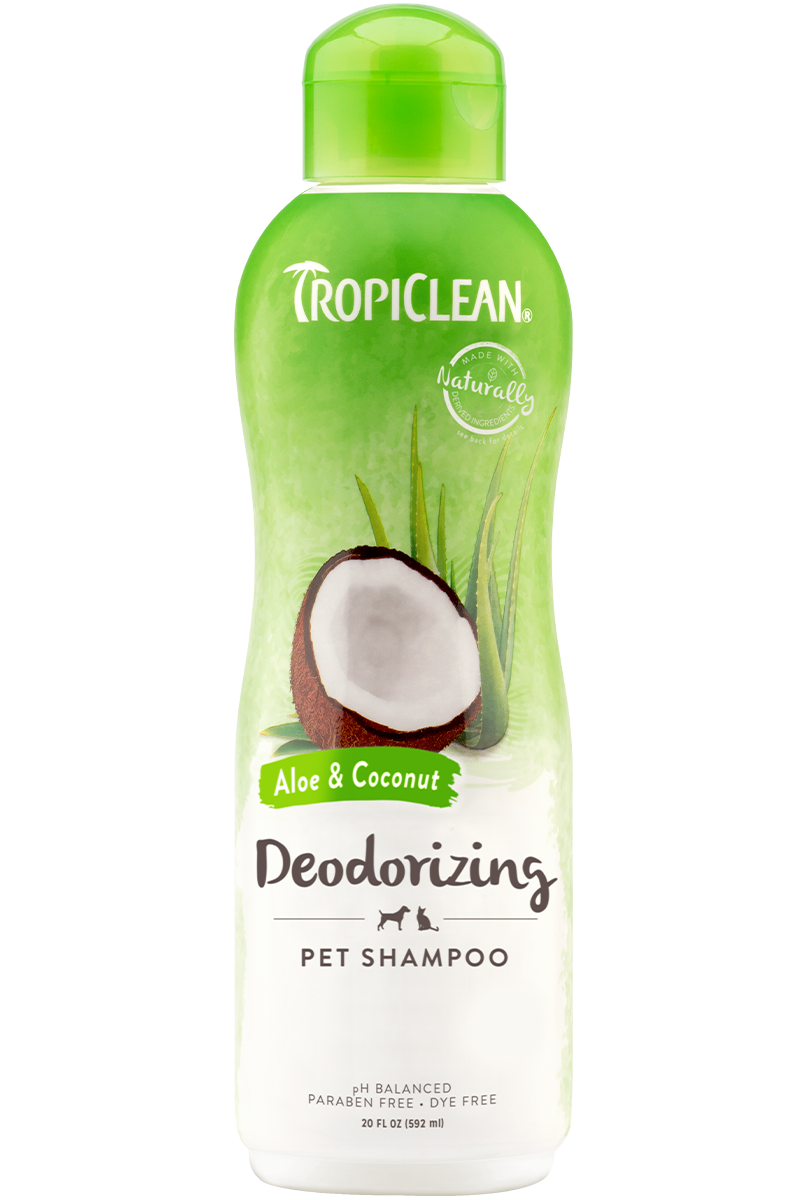 Tropiclean Deodorizing Aloe & Coconut Shampoo 20 oz.