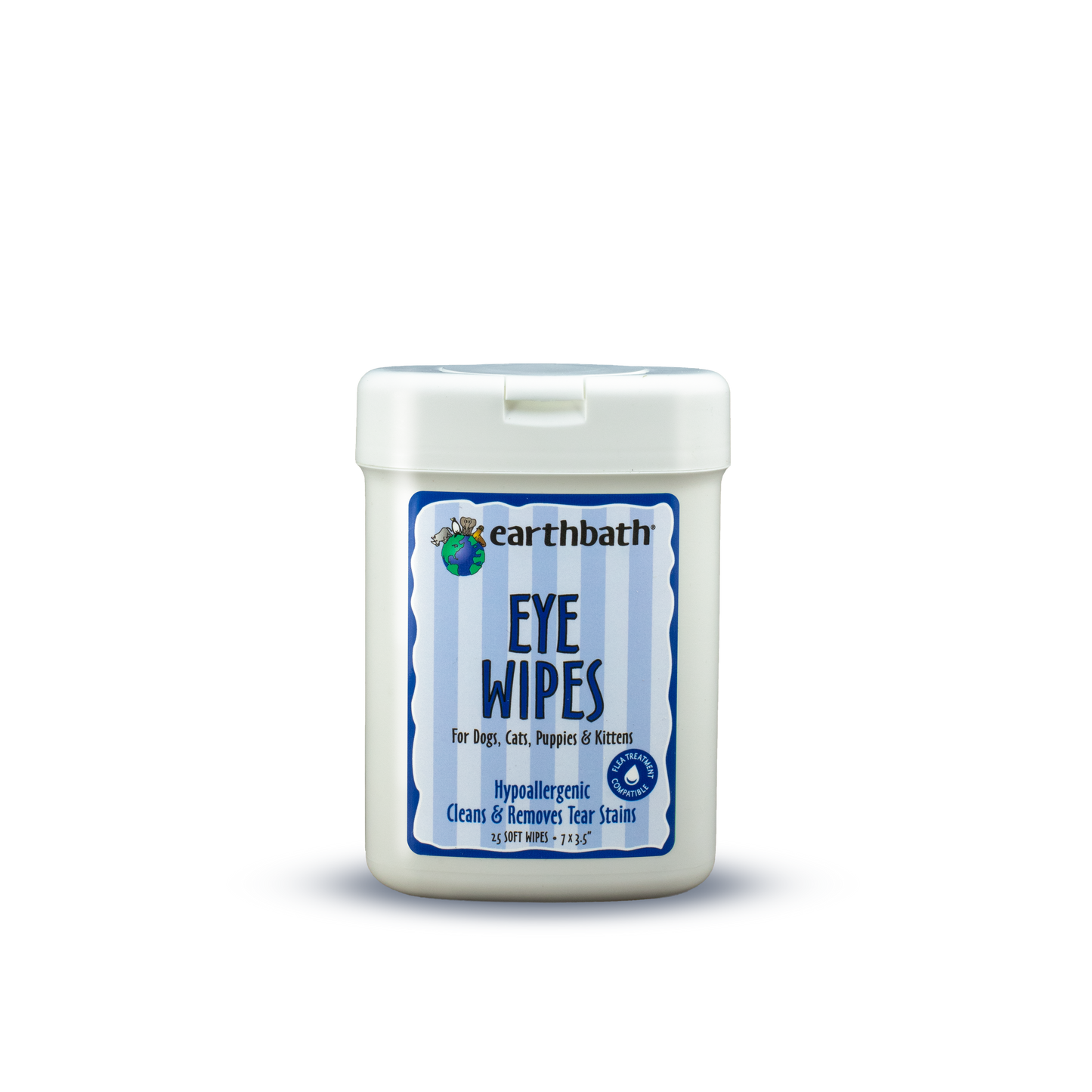 Earthbath Eye Wipes with Witch Hazel & Aloe 30 ct