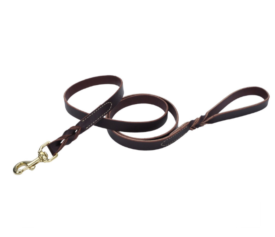 Coastal Latigo Brown Leather With Brass