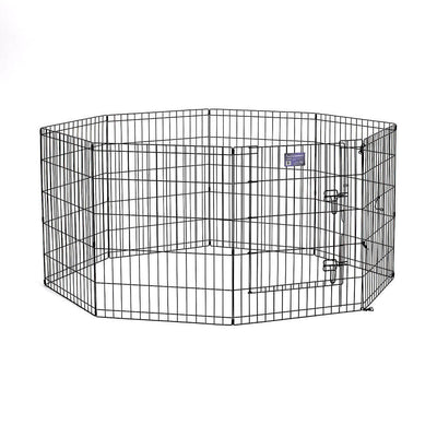 Midwest Black 8 Panel Exercise Pen Midwest Black 8 Panel Exercise Pen