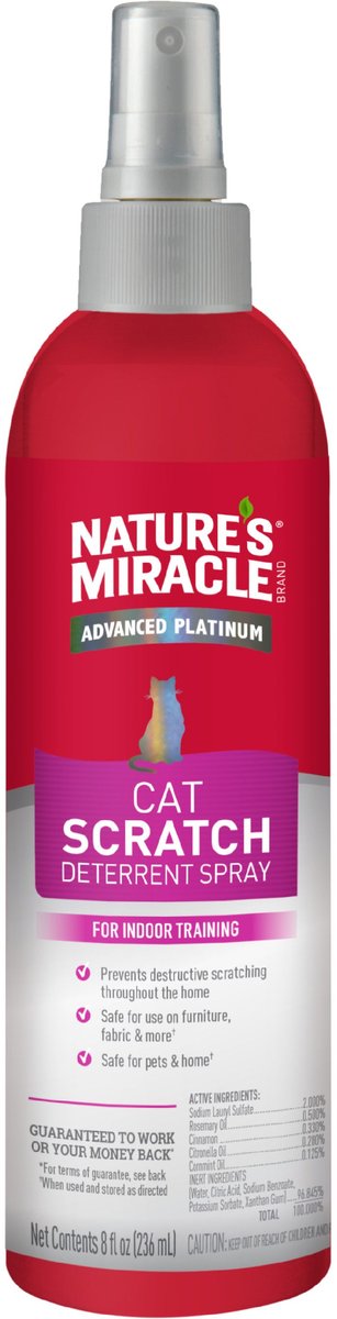 Natures Miracle No Scratch Deterrent Spray 8 oz.
