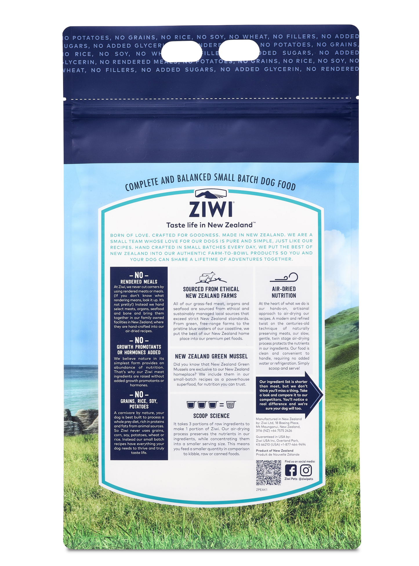Ziwi Peak Air-Dried Mackerel & Lamb Recipe