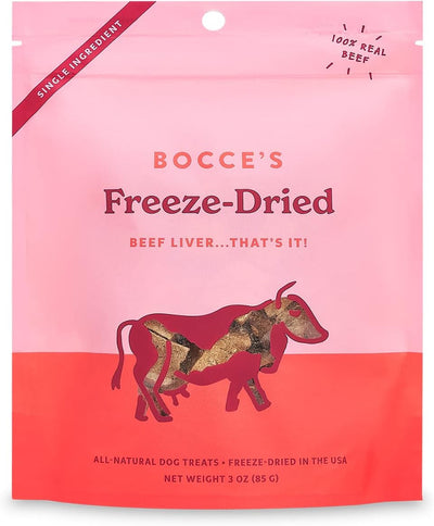 Bocce's Freeze Dried Beef Liver 3 oz