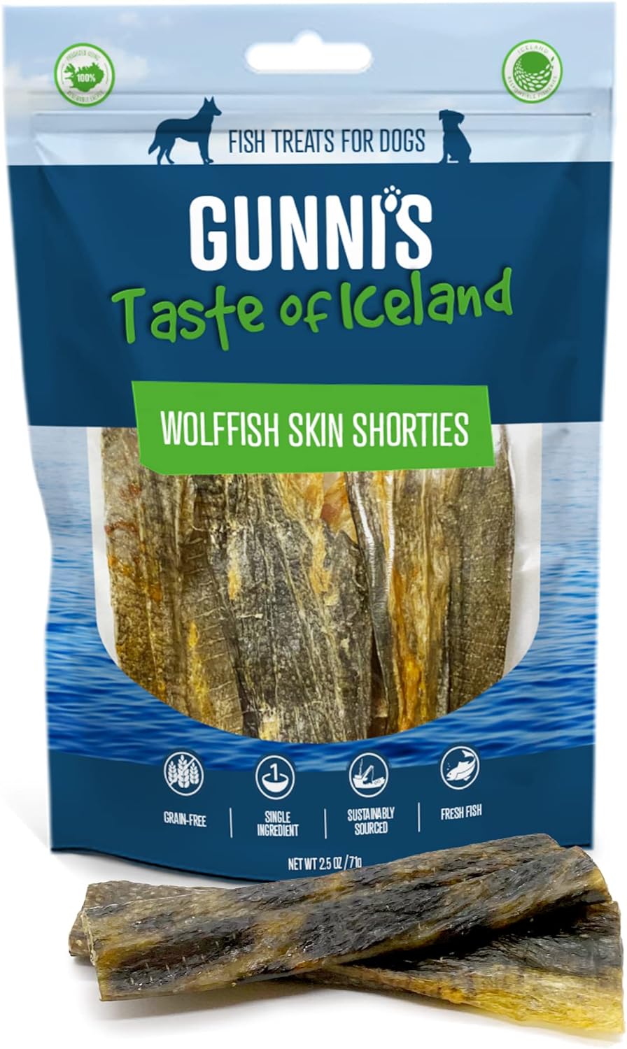 Gunni's Wolffish Skin Shorties Treat 2.5 oz.