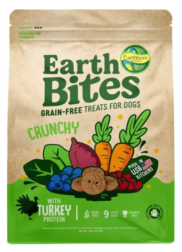 Earthborn Holistic EarthBites Grain Free Turkey & Pumpkin Treats