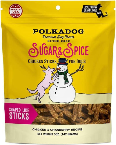 PolkaDog Holiday Sugar & Spice Chicken & Cranberry 5oz