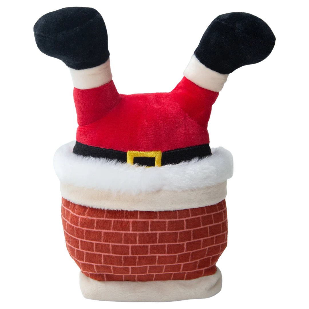 SnugArooz Santa Falling Down Chimney Plush Toy