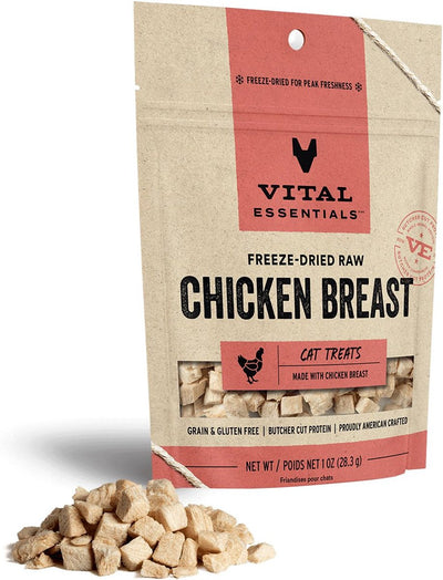 Vital Essentials Cat Freeze Dried Chicken Breast 1 oz.