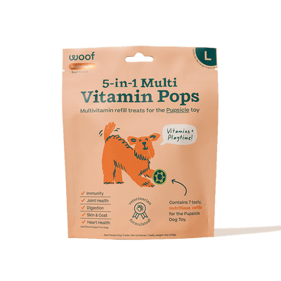 Woof Pet Pupsicle 5-In-1 Multi Vitamin Pops
