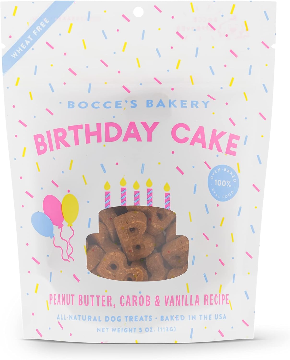 Bocce's Birthday Cake Treats 5 oz.