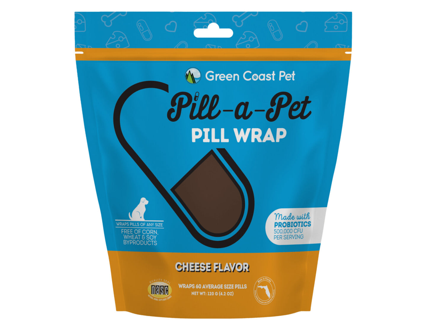 Green Coast Pet Pill A Pet Cheese Wraps