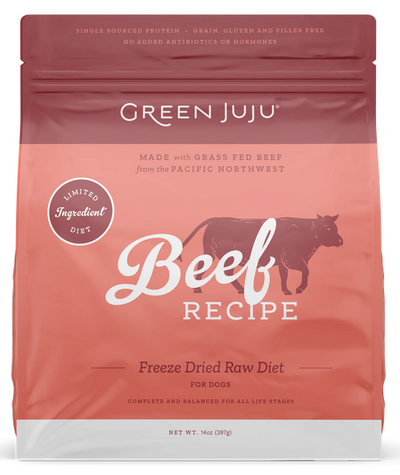 Green Juju Freeze Dried Limited Ingredient Beef 14 oz.