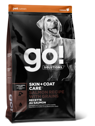 Go! Solutions Skin & Coat Care with Grain Salmon Large Breed Puppy