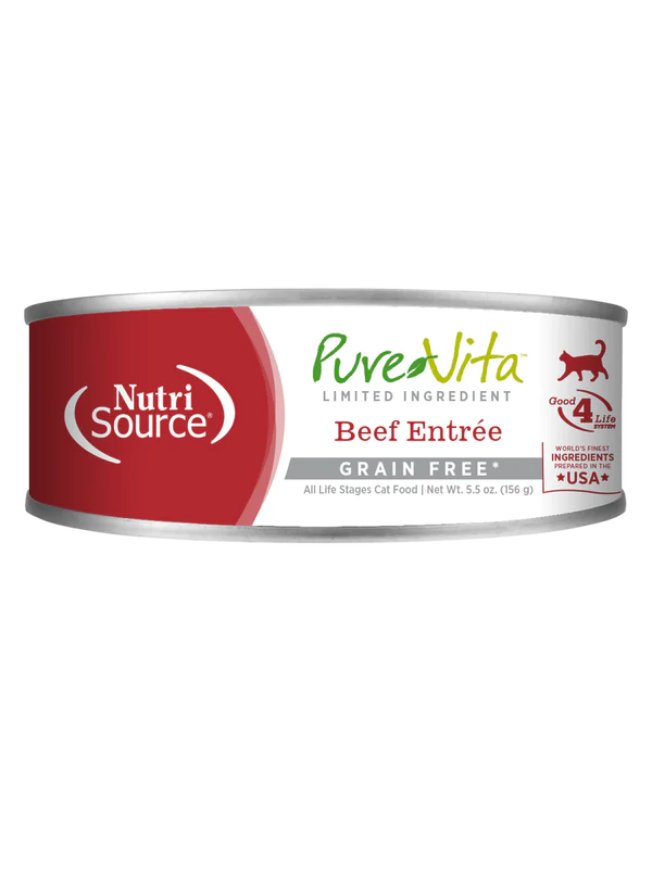 Pure Vita Cat Grain-Free Beef Entree